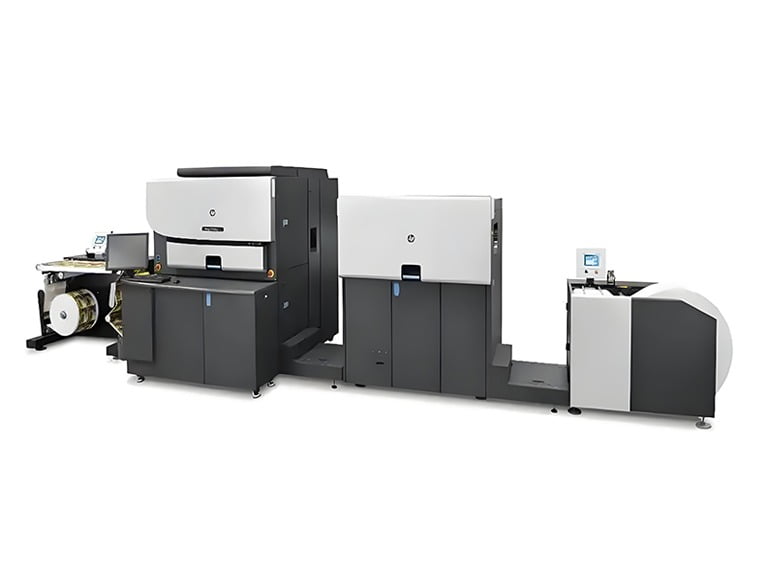 HP Digital Print Equipment used for flexible packaging production